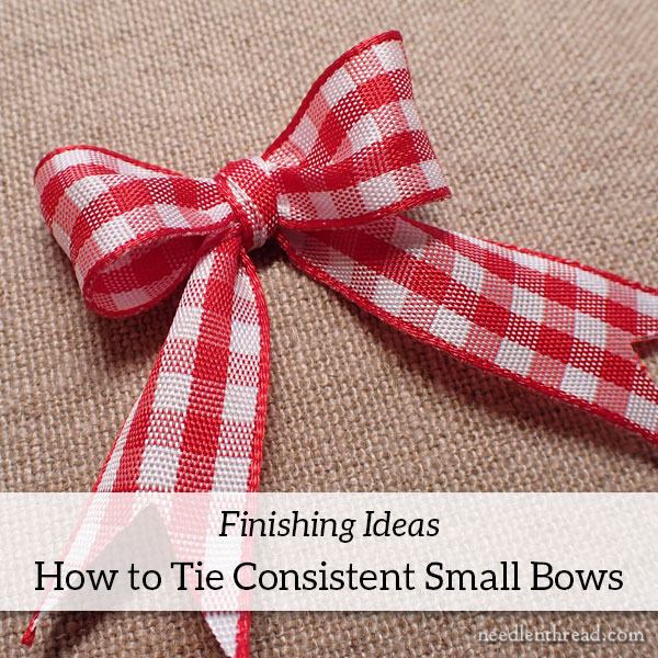 How to Make Small, Consistent Bows + Give-Away Winner
